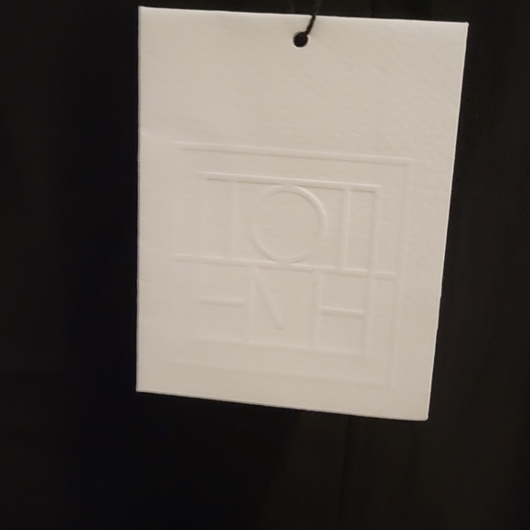 TOTEME-Black Gathered Tank Top - Picture 6 of 7